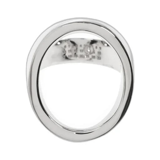Minimal Logo Cut-Out Detailed Ring