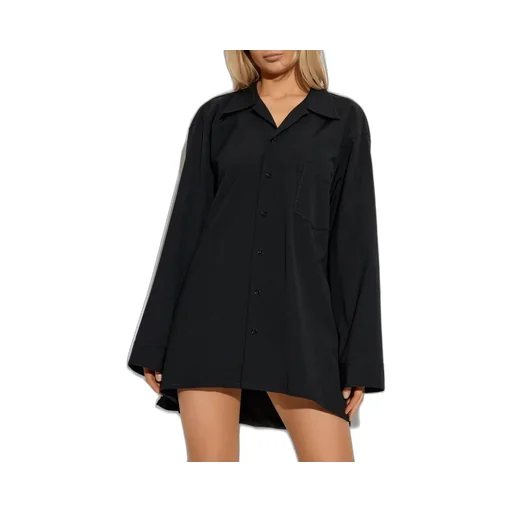 Technical Poplin Shirt Dress