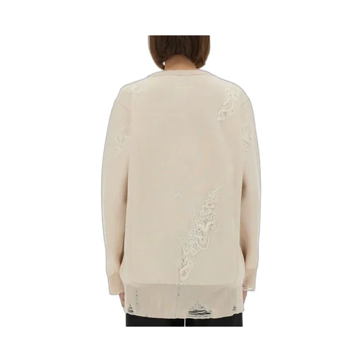 Distressed Crewneck Sweatshirt
