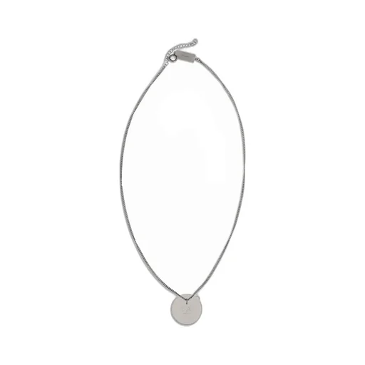 Embellished Mirror-Pendant Necklace
