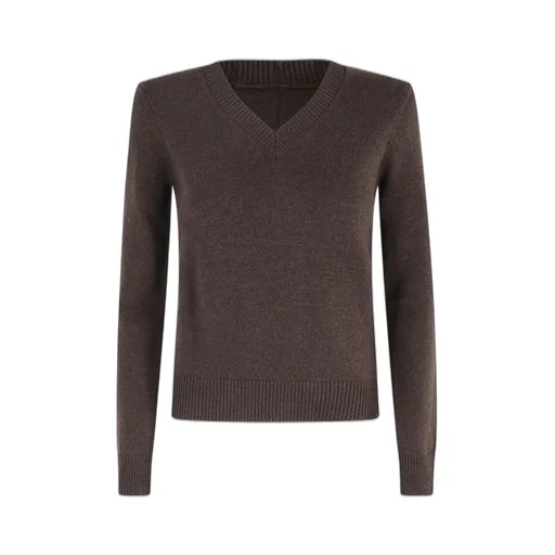 V-Neck Knitted Jumper