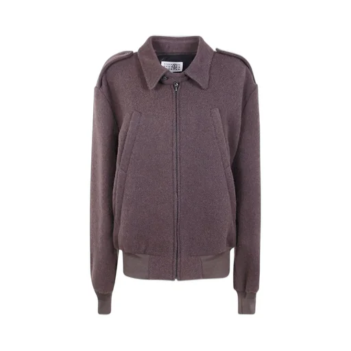 Point Collar Zipped Jacket