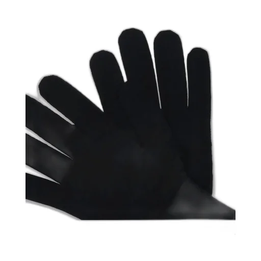 Numbers-Motif Knitted Gloves