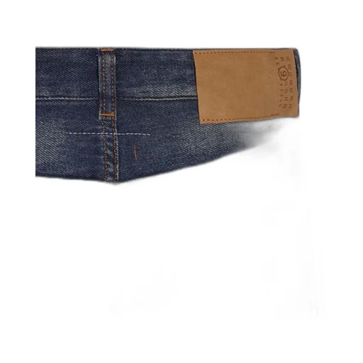 Drawstring Wide-Leg Jeans