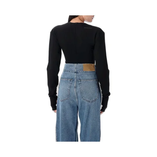 Long-Sleeved Crewneck Bodysuit