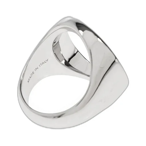 Minimal Logo Cut-Out Detailed Ring