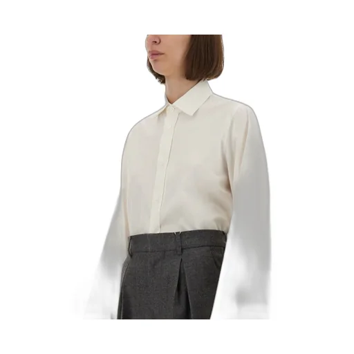 Bell-Sleeved Cropped Shirt