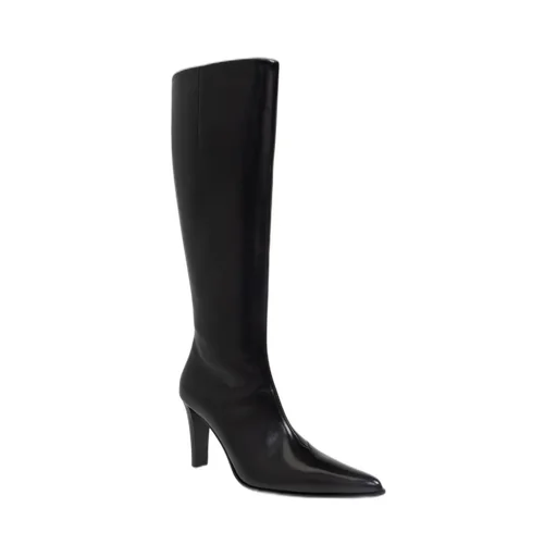 Pointed-Toe Heeled Boots