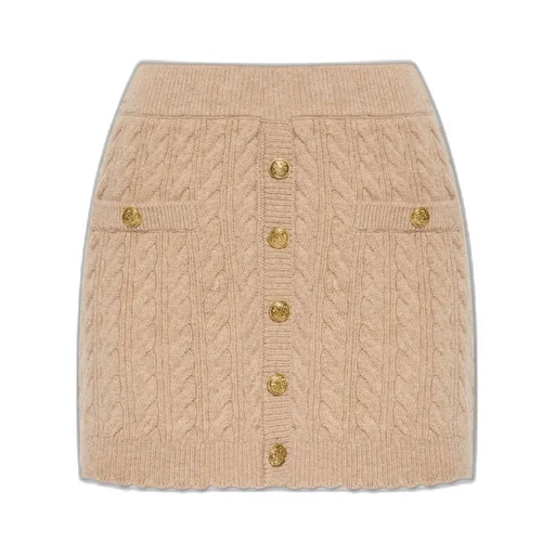 Berritt Cable-Knit Mini Skirt