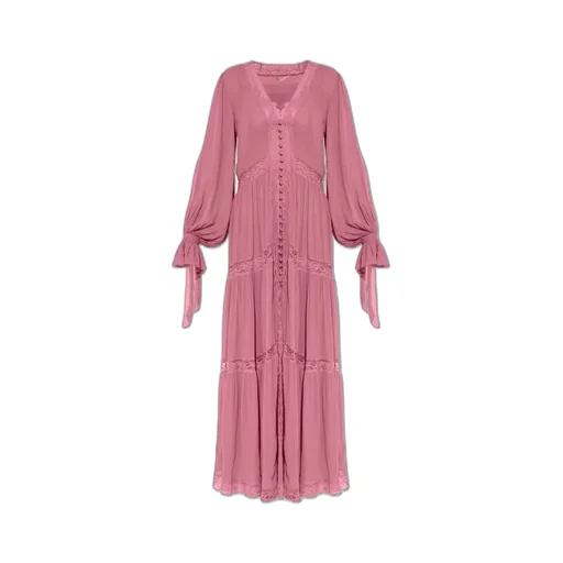 Lyvienne Lace-Trim Maxi Dress
