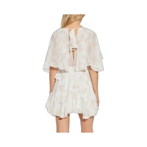 Ruffle Cape Dress