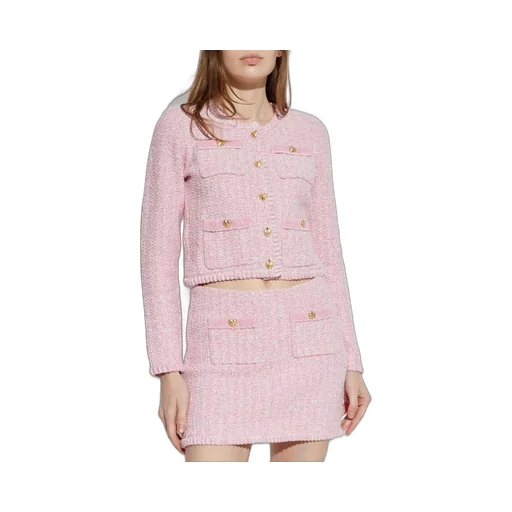 Delcie Heart-Button Cardigan
