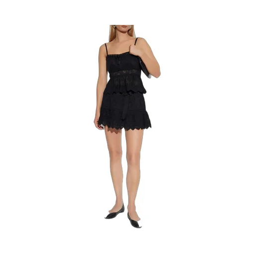 Nerina Embroidered Mini Skirt