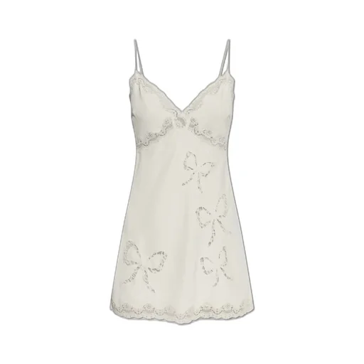 Cori Lace-Trim Mini Dress