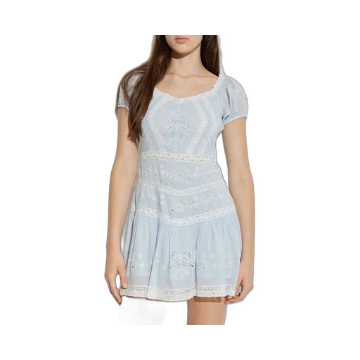 Belvine Embroidered Mini Dress