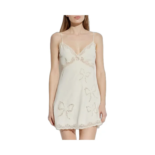 Cori Lace-Trim Mini Dress