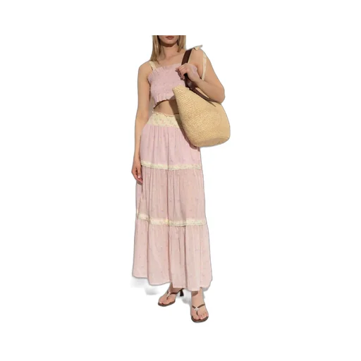 Corbin Smocked Crop Top
