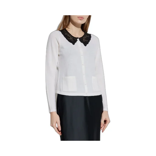 Lace-Collar Cardigan