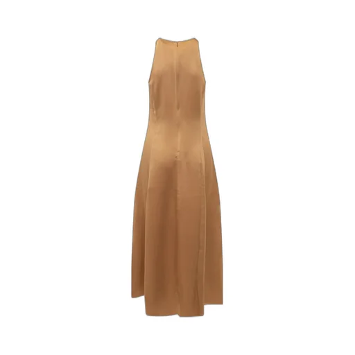 Mina Sleeveless Satin Midi Dress