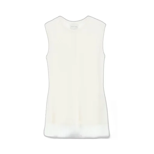Fringed Knit Tank Top