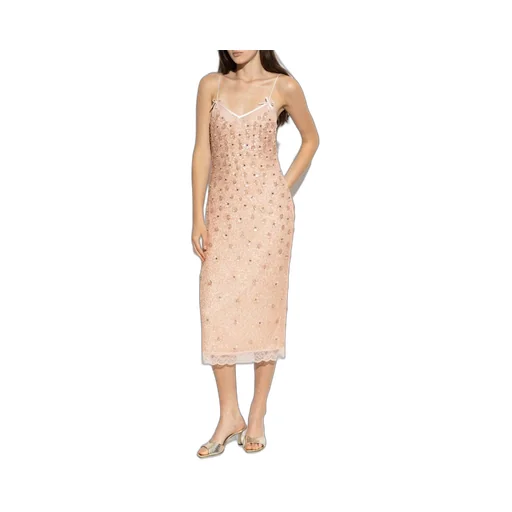 Mirrian Embellished Midi Dress