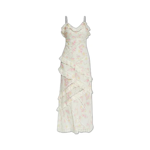 Nocelle Ruffled Maxi Dress