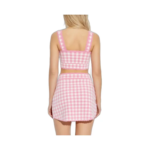 Jessyn Gingham Crop Top