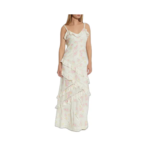Nocelle Ruffled Maxi Dress