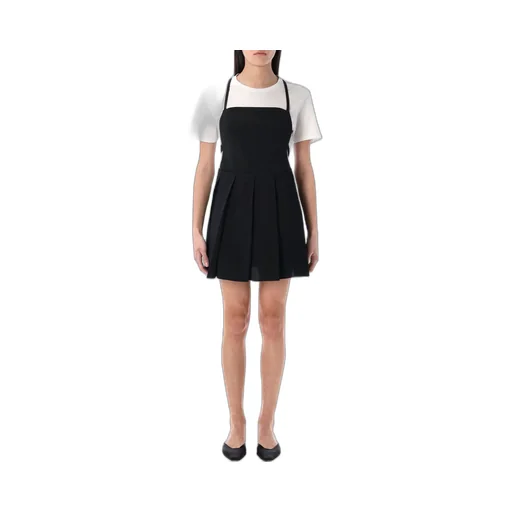 Pleated Short Dress