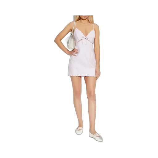 Scalloped Mini Dress