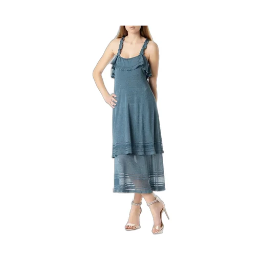 Crossover Strap Midi Dress