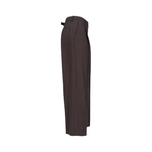 Pleated Straight-Leg Trousers
