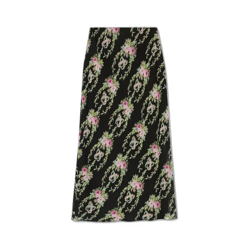Floral Midi Skirt