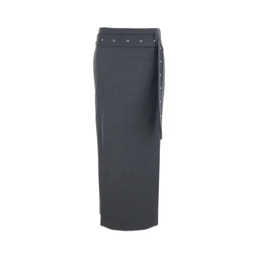 Belted Midi Skirt