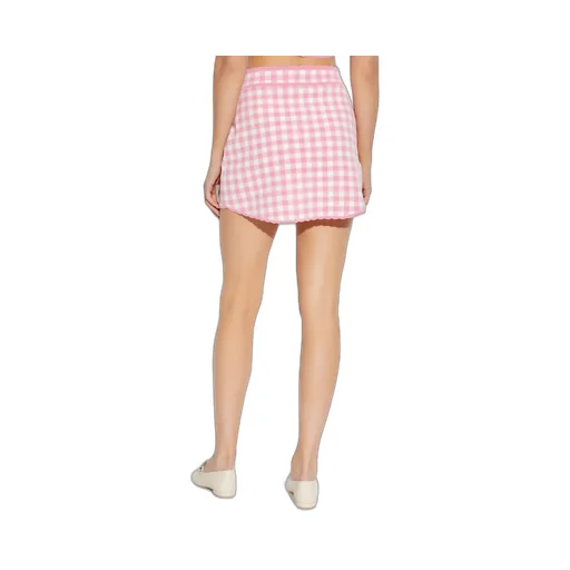 Gingham Mini Skirt
