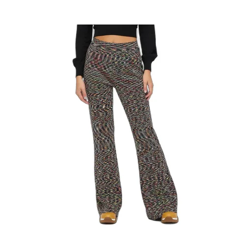 Flared Knit Trousers