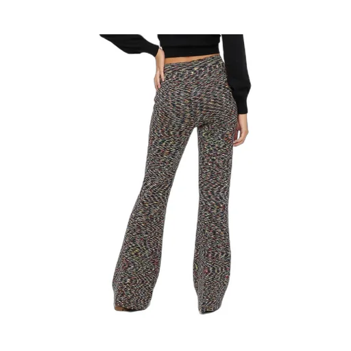 Flared Knit Trousers