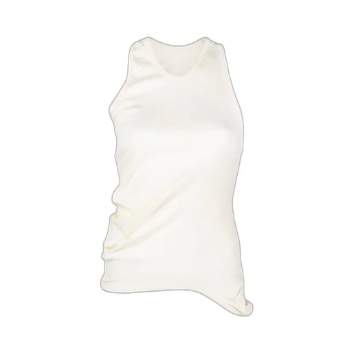 Asymmetric Ruched Tank Top