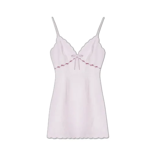 Scalloped Mini Dress