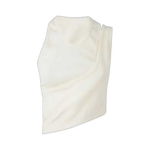 Asymmetric Ruched Tank Top