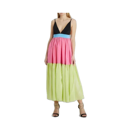 V-Neck Sleeveless Maxi Dress