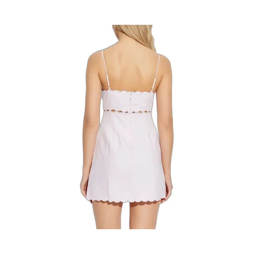 Scalloped Mini Dress