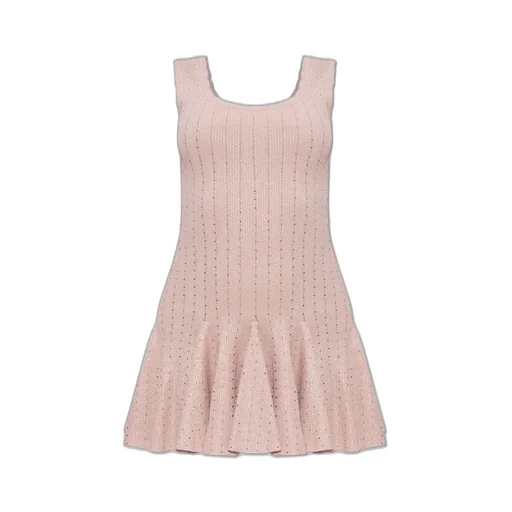 Flared Knit Mini Dress