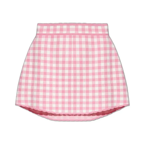 Gingham Mini Skirt
