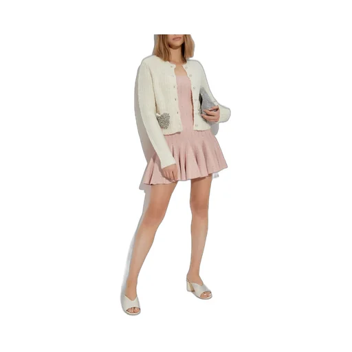 Flared Knit Mini Dress
