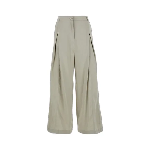 Palazzo Pants With Front Pleats