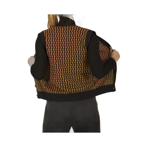 Geometric Printed Knit Waistcoat