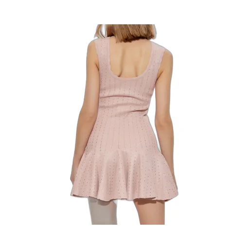 Flared Knit Mini Dress