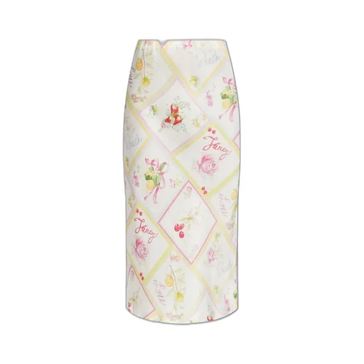Floral Print Midi Skirt