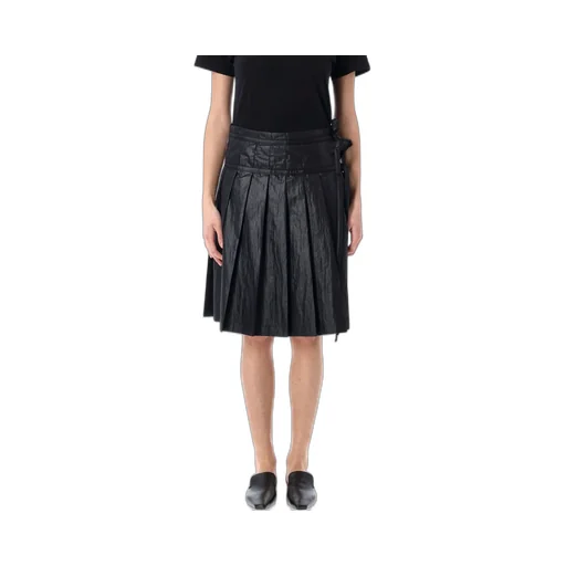 Pleated Zip Skirt
